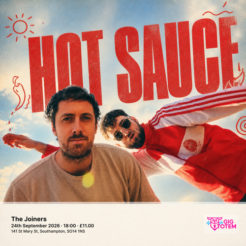 HOT SAUCE at The Joiners on 24 September 2026 gig poster
