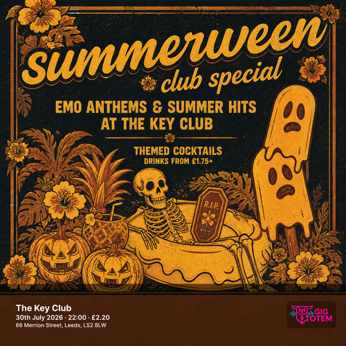 Summerween (Club Night) at The Key Club on 30 July 2026 gig poster