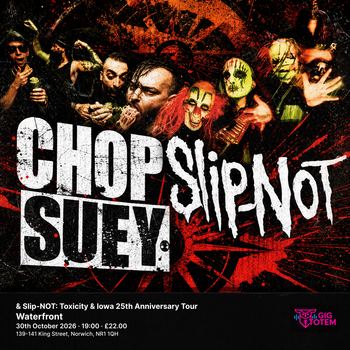 Chop Suey & Slip-NOT: Toxicity & Iowa 25th Anniversary Tour Chop Suey, Slip-Not Tribute at Waterfront on 30 October 2026 gig poster