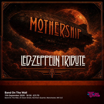 Mothership at Band On The Wall on 11 September 2026 gig poster
