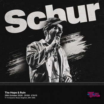 Schur JEANIE at The Hope & Ruin on 26 October 2026 gig poster