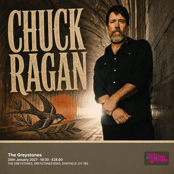 Chuck Ragan at The Greystones on 20 January 2027 gig poster