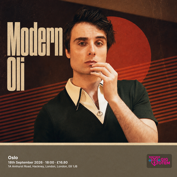 Modern Oli at Oslo on 18 September 2026 gig poster