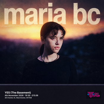 Maria BC at YES (The Basement) on 4 November 2026 gig poster