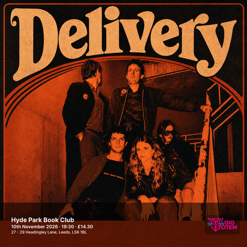 Delivery at Hyde Park Book Club on 10 November 2026 gig poster