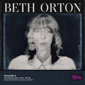 Beth Orton at Concorde 2 on 12 October 2026 gig poster