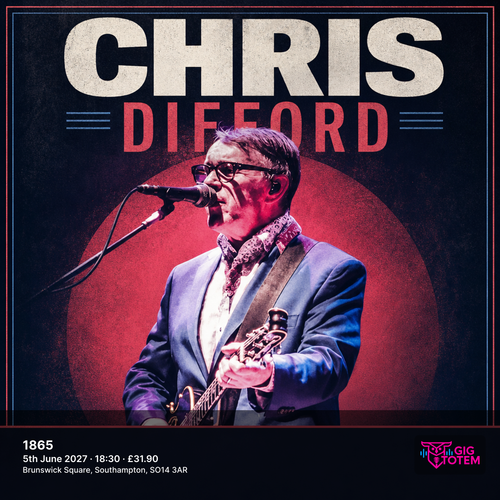 Chris Difford at 1865 on 5 June 2027 gig poster