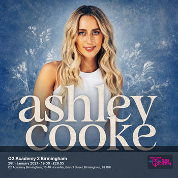 Ashley Cooke at O2 Academy 2 Birmingham on 28 January 2027 gig poster