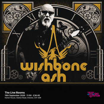 Ashcon at The Live Rooms on 19 September 2026 gig poster