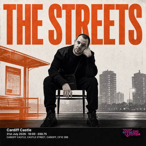The Streets at Cardiff Castle on 31 July 2026 gig poster