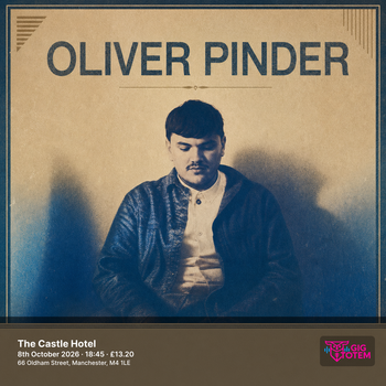 Oliver Pinder at The Castle Hotel on 8 October 2026 gig poster