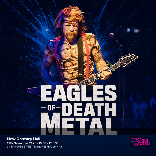 Eagles Of Death Metal Yachtley Crew at New Century Hall on 17 November 2026 gig poster