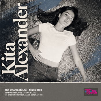 Kita Alexander at The Deaf Institute on 23 October 2026 gig poster