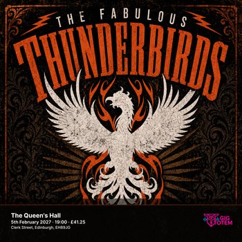 The Fabulous Thunderbirds Kim Wilson at The Queen's Hall on 5 February 2027 gig poster
