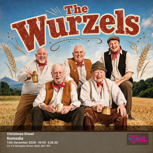 The Wurzels Christmas Show! Corky, The Wurzels at Komedia on 13 December 2026 gig poster