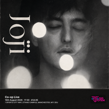 Joji Tommy Richman at Co-op Live on 16 August 2026 gig poster