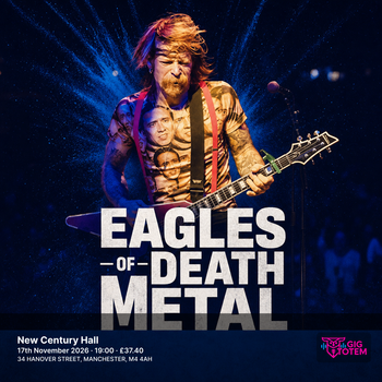 Eagles Of Death Metal Yachtley Crew at New Century Hall on 17 November 2026 gig poster