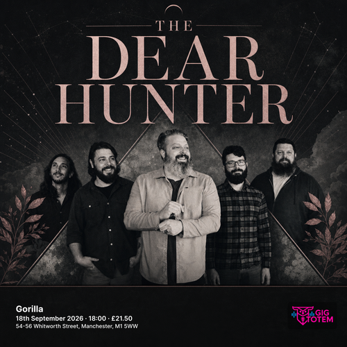 The Dear Hunter at Gorilla on 18 September 2026 gig poster