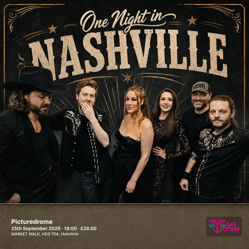 One Night In Nashville at Picturedrome on 25 September 2026 gig poster