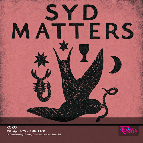 Syd Matters at KOKO on 29 April 2027 gig poster