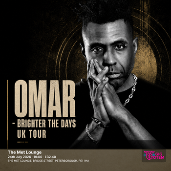 OMAR - Brighter the Days UK Tour at The Met Lounge on 24 July 2026 gig poster