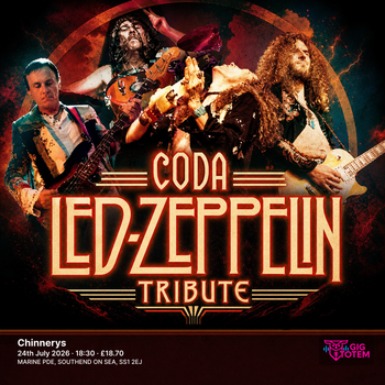 CODA LED ZEPPELIN TRIBUTE at Chinnerys on 24 July 2026 gig poster