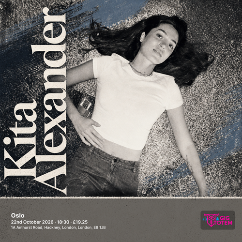 Kita Alexander at Oslo on 22 October 2026 gig poster