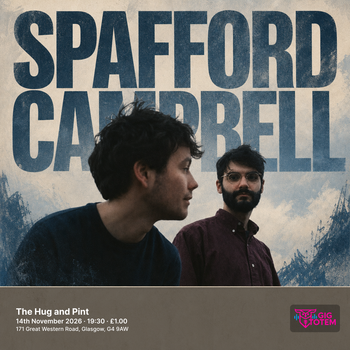 Spafford Campbell at The Hug and Pint on 14 November 2026 gig poster