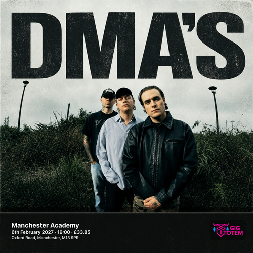 DMA'S UK and Ireland Tour 2027 DMA'S, DMA’s february 2027 tour poster