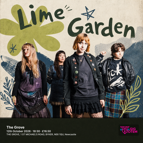 Lime Garden at The Grove on 12 October 2026 gig poster