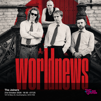 World News at The Joiners on 21 October 2026 gig poster