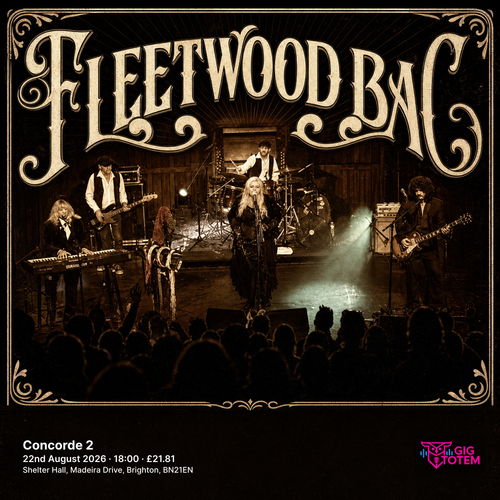 Fleetwood Bac at Concorde 2 on 22 August 2026 gig poster
