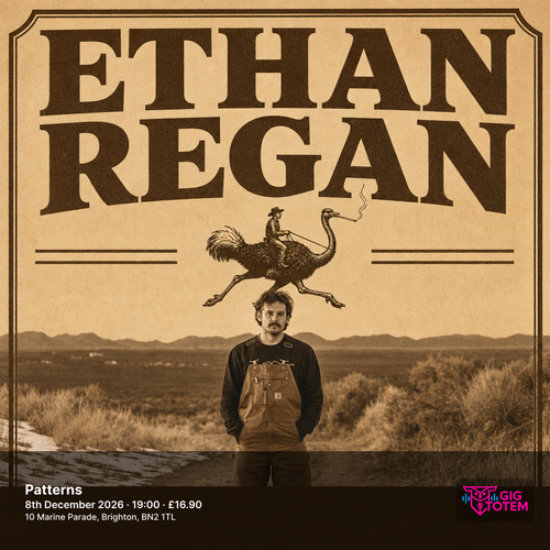 ETHAN REGAN - YOUNG REGAN TOUR Ethan Regan at Patterns on 8 December 2026 gig poster