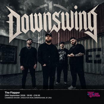 Downswing at The Flapper on 29 September 2026 gig poster