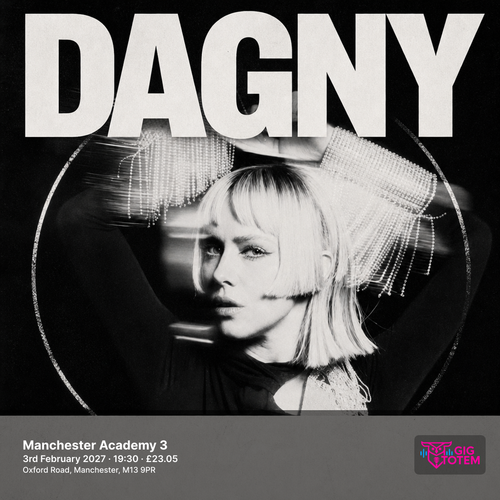 Dagny at Manchester Academy 3 on 3 February 2027 gig poster