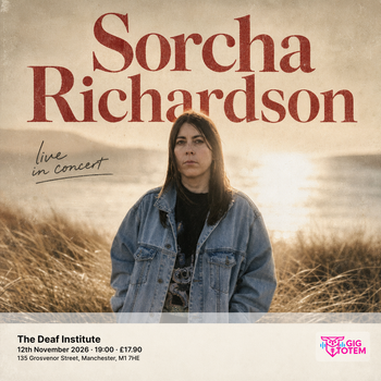 Sorcha Richardson at The Deaf Institute on 12 November 2026 gig poster