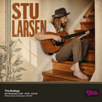 Stu Larsen Luke Thompson at The Bodega on 6 November 2026 gig poster