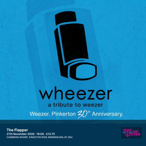 Wheezer - Weezer. Pinkerton 30th Anniversary. at The Flapper on 27 November 2026 gig poster