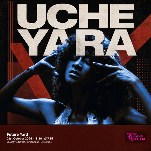 Uche Yara at Future Yard on 21 October 2026 gig poster