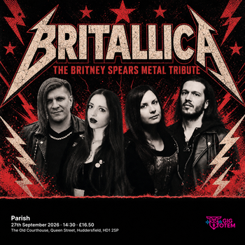 Britallica at Parish on 27 September 2026 gig poster