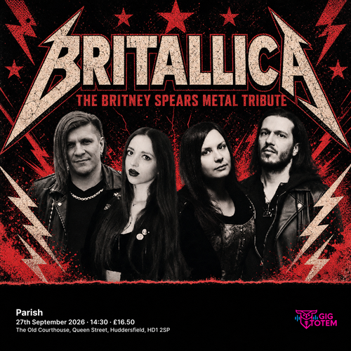 Britallica at Parish on 27 September 2026 gig poster