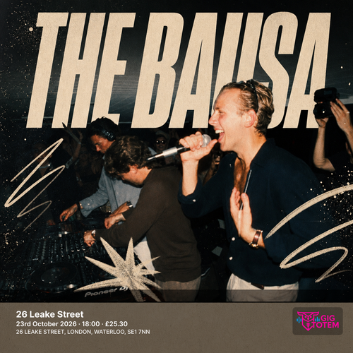 EUROPEAN Tour Bausa at 26 Leake Street on 23 October 2026 gig poster