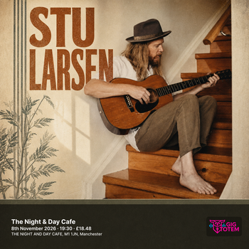 Stu Larsen Luke Thompson at The Night & Day Cafe on 8 November 2026 gig poster