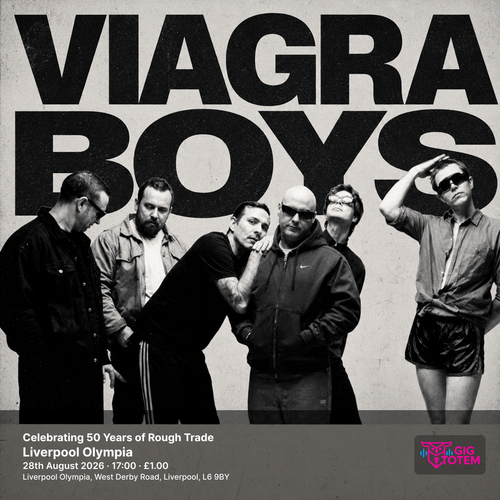 Viagra Boys - Celebrating 50 Years of Rough Trade Viagra Boys, SPRINTS at Olympia on 28 August 2026 gig poster