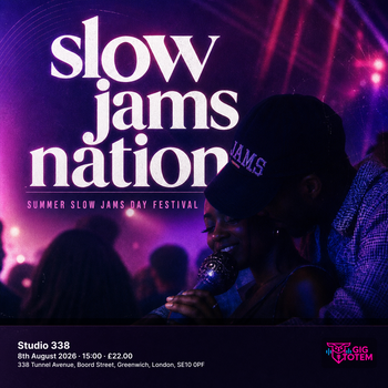 SLOW JAMS NATION - Summer Slow Jams Day Festival at Studio 338 on 8 August 2026 gig poster