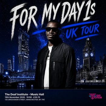 Sneakbo at The Deaf Institute on 19 November 2026 gig poster