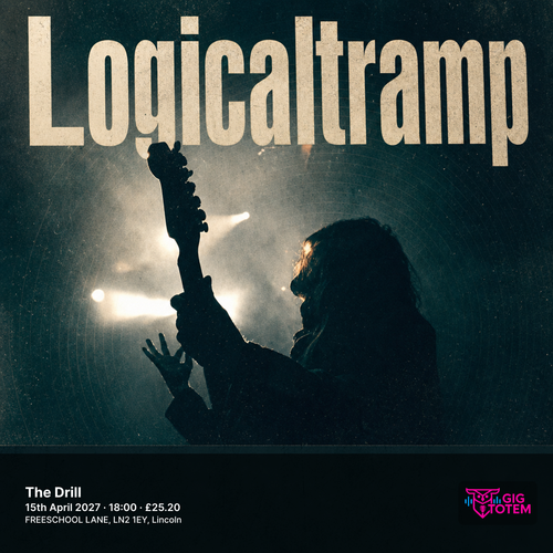 Logicaltramp at The Drill on 15 April 2027 gig poster