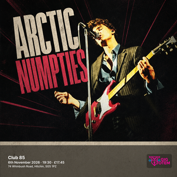 Arctic Numpties at Club 85 on 6 November 2026 gig poster