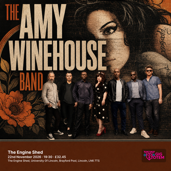 The Amy Winehouse Band at The Engine Shed on 22 November 2026 gig poster