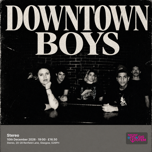 Downtown Boys at Stereo on 10 December 2026 gig poster